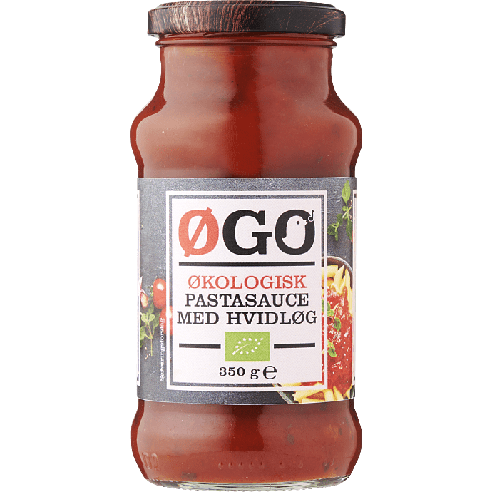 Pastasauce m. hvidløg øko