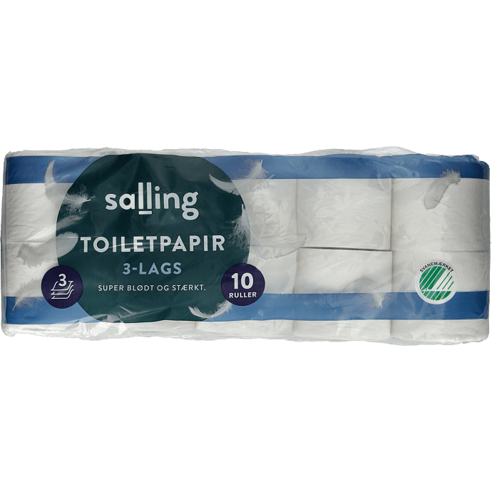 Toiletpapir 3-lags