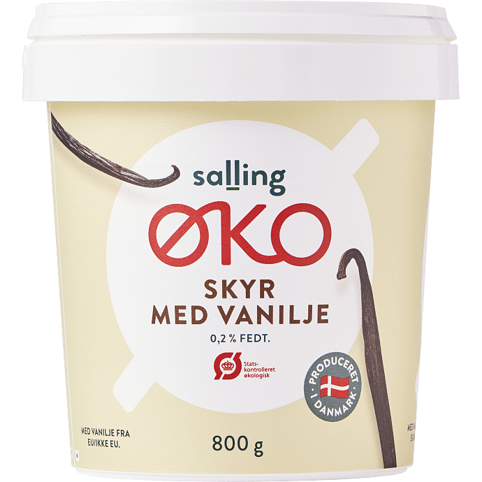 Skyr m. vanilje 0,2 % fedt øko
