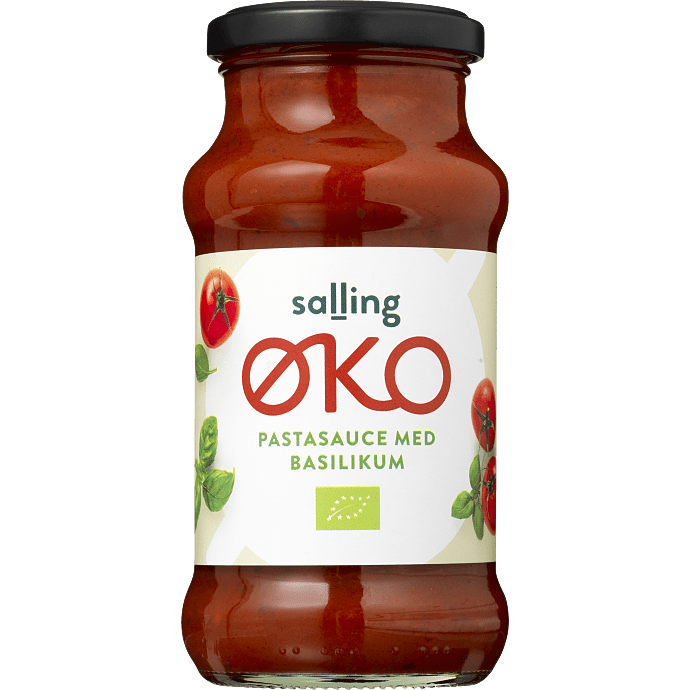 Pastasauce m. basilikum øko
