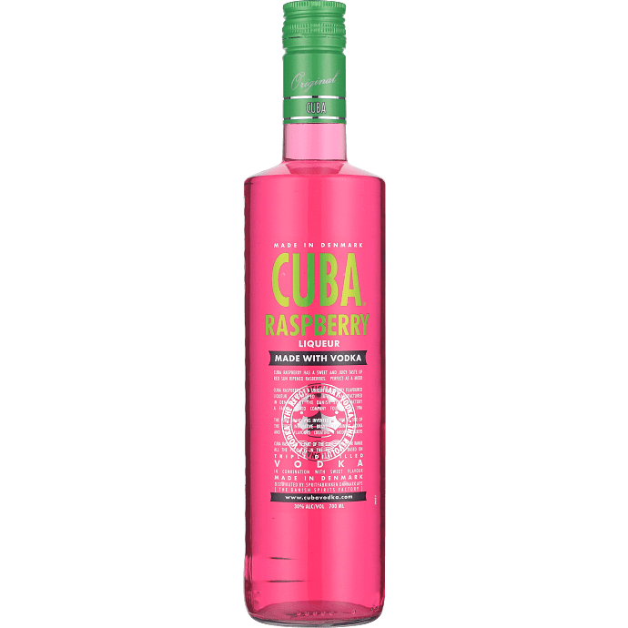 Vodka m. hindbær
