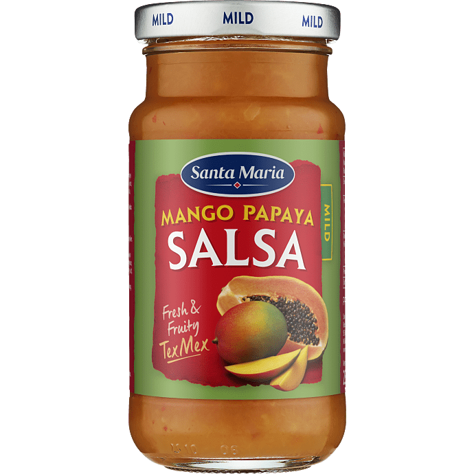 Mango- og papayasalsa mild