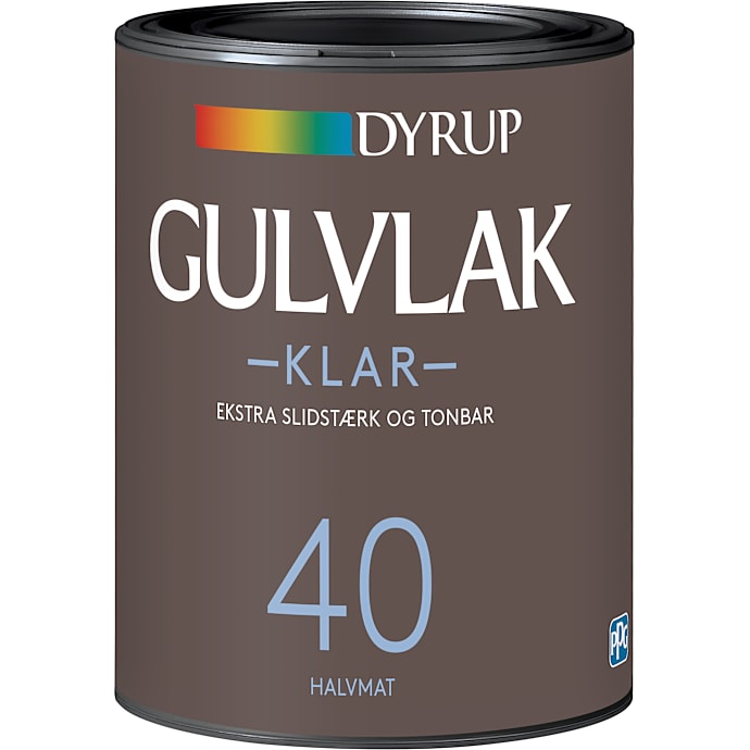 Dyrup gulvlak 0,75 liter - transparent