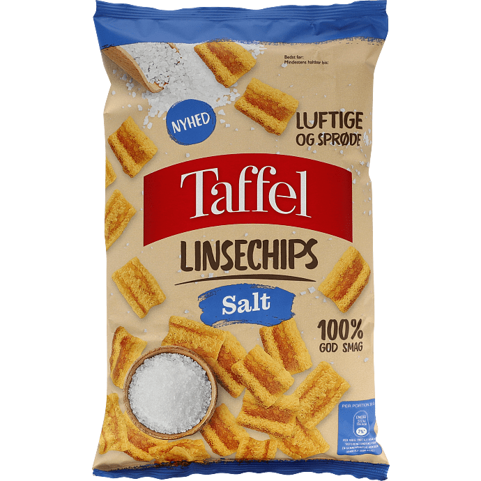 Linsechips m. Salt