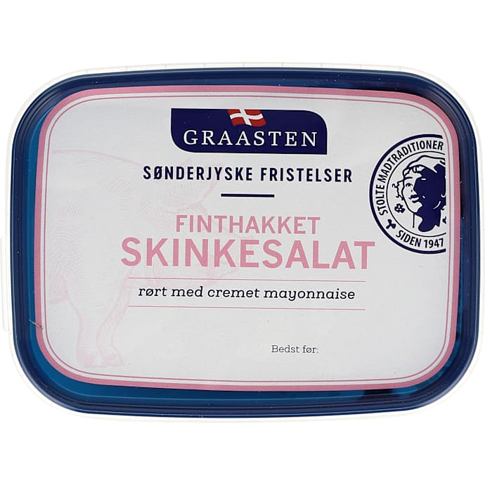 Finthakket skinkesalat