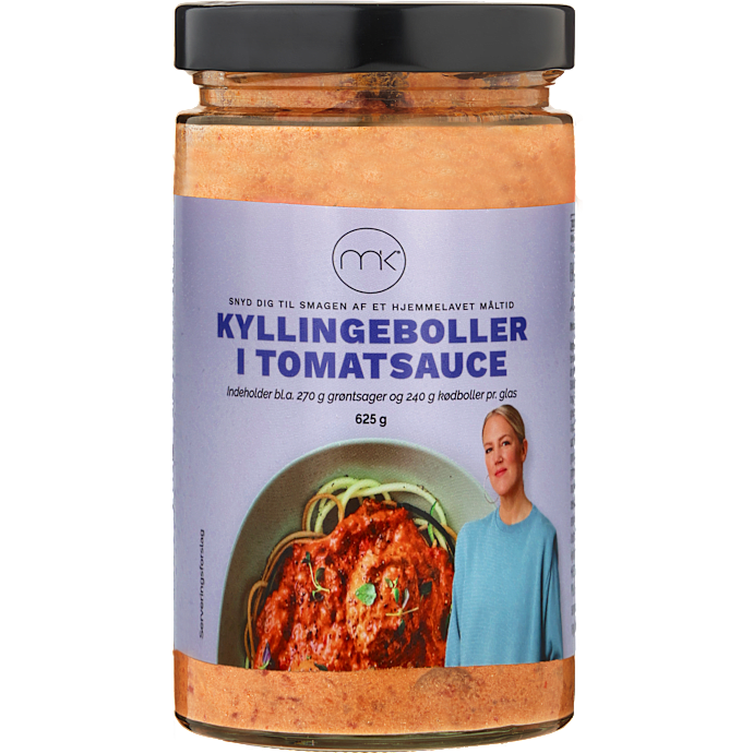 Kyllingeboller m. tomatsauce