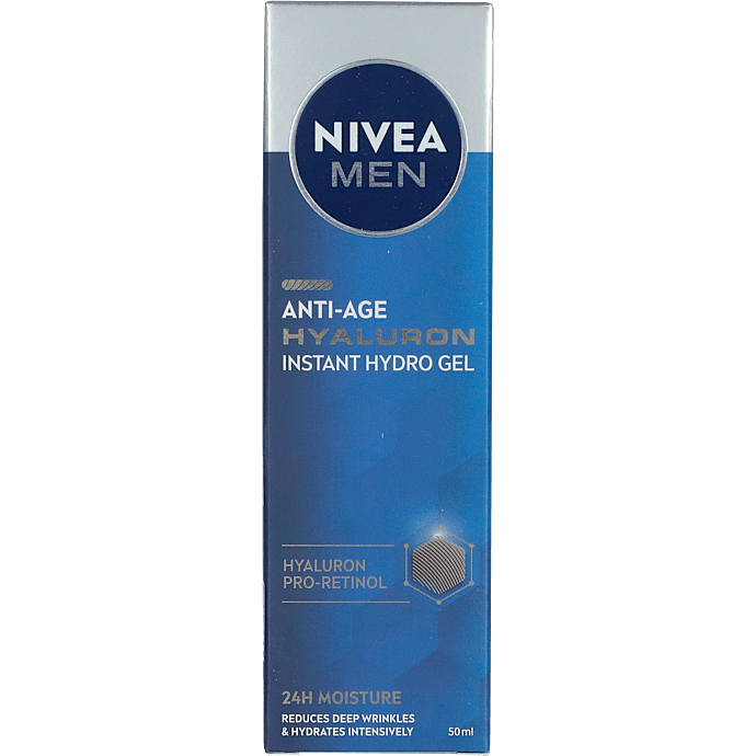 Hyaluron Instant Hydro Gel anti-age ansigtsgel m. hyaluronsyre og pro-retinol