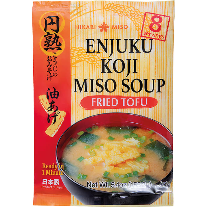 Instant misosuppe m. stegt tofu
