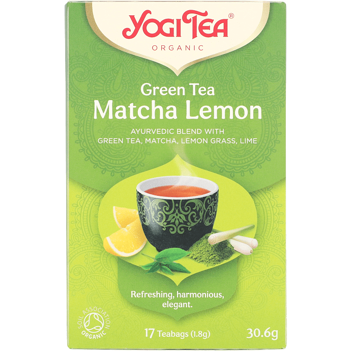 Grøn te m. matcha, citrongræs og lime øko