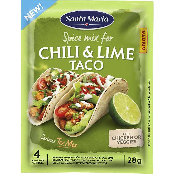 Chili og lime krydderi