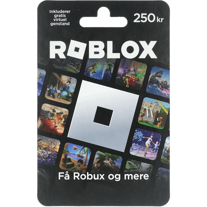 Roblox gavekort 250 dkk