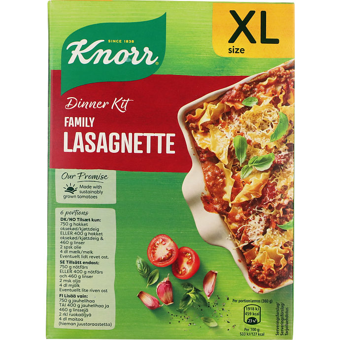 Lasagnette Dinner kit