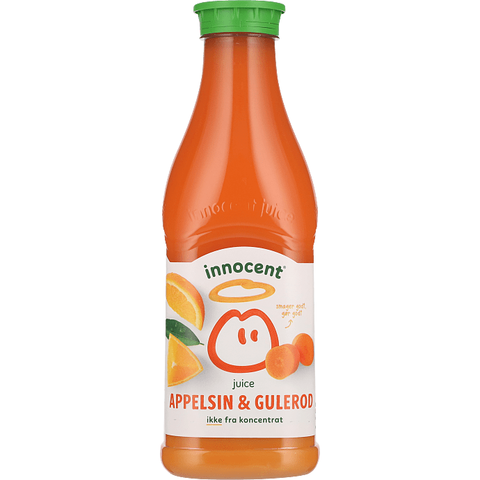 Juice m. appelsin, æble og gulerod