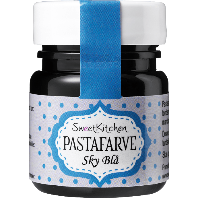 Pastafarve skyblå