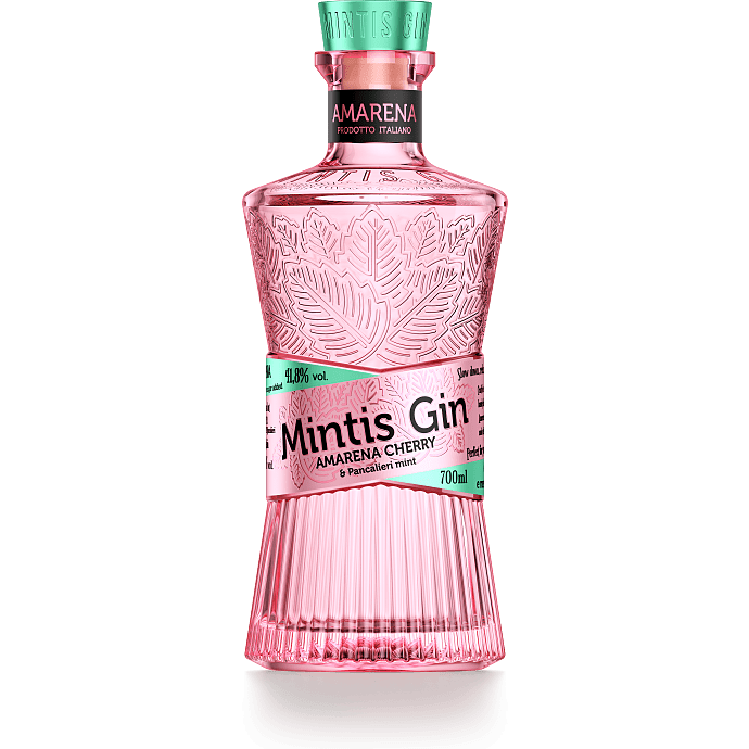 Gin m. kirsebær og mynte