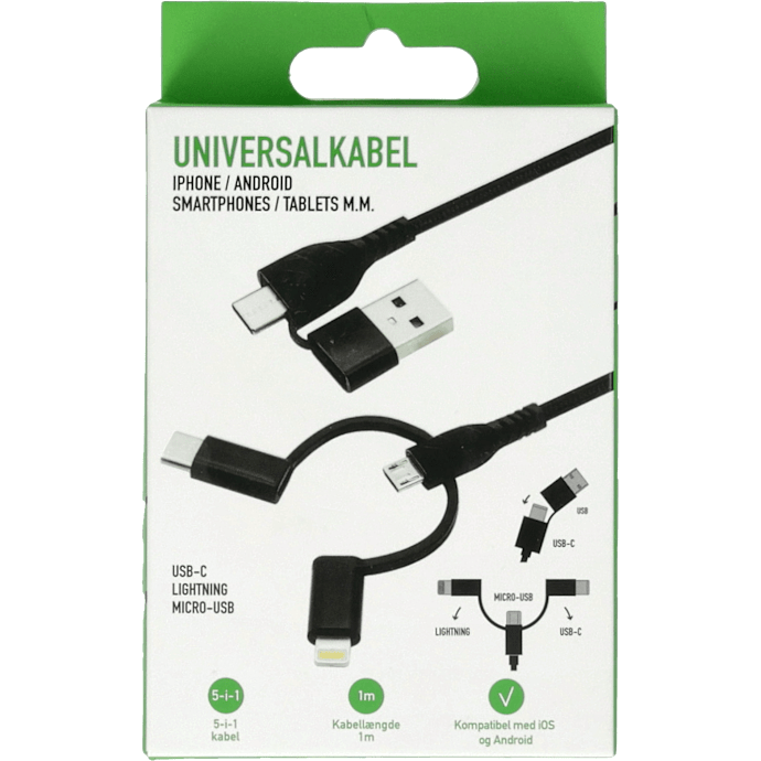 5-i-1 universal kabel