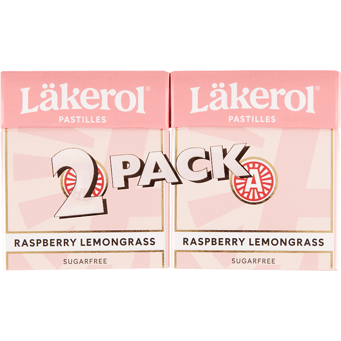 Pastiller m. hindbær- og citrongræssmag sukkerfri