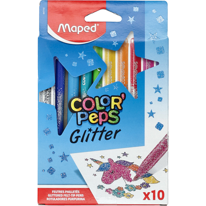 Maped Color'Peps glittertusser 10 stk.