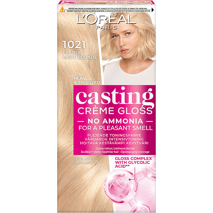 Toningsfarve 1021 Light Pearl Blonde m. royal jelly u. ammoniak