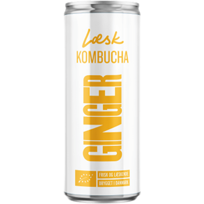 Kombucha m. ingefærsmag øko