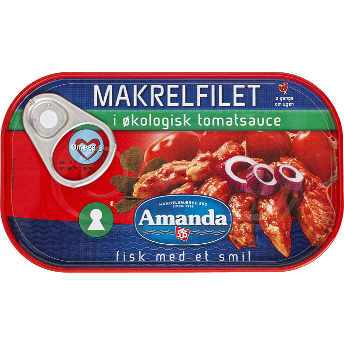 Makrelfilet i tomat