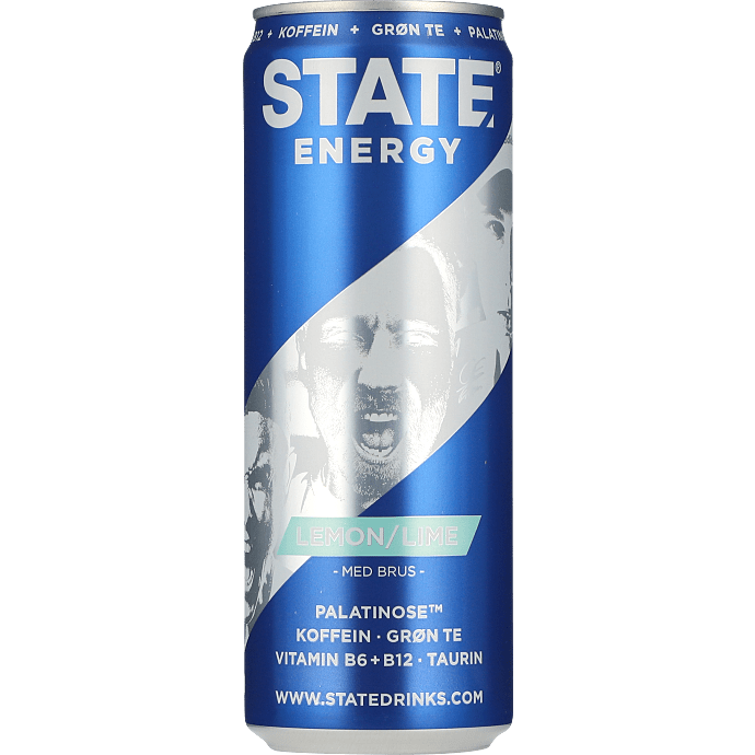 Energidrik m. lemon- og limesmag