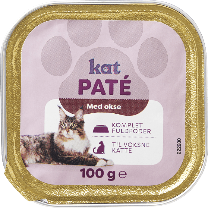 Kattepaté m. oksekød