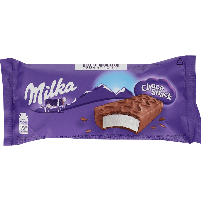 Chokoladebar m. mælkefyld
