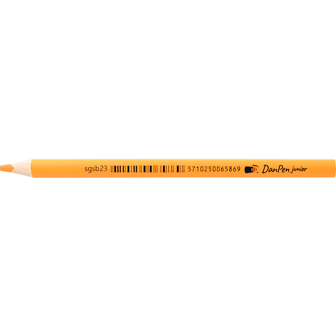 Danpen junior jumbo farveblyant - lys orange