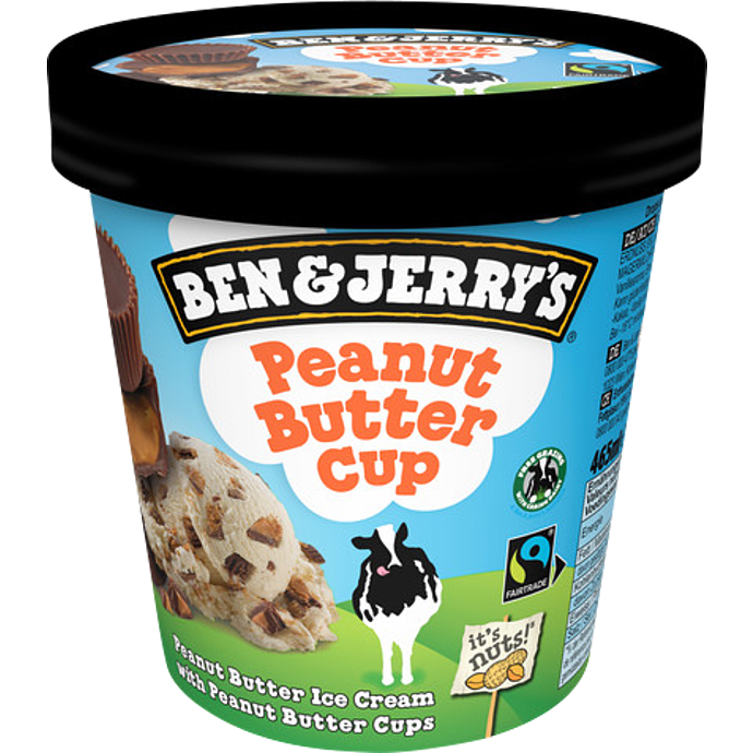 Flødeis m. peanutbutter