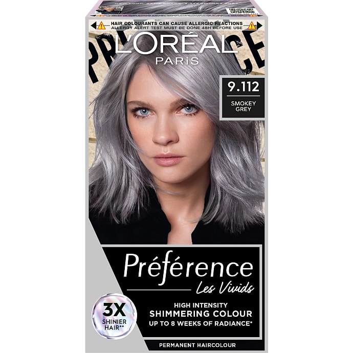 Permanent hårfarve 9.112 Smokey Grey