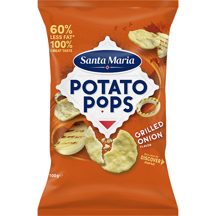 Chips m. grillet løgsmag