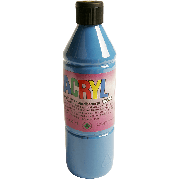 Fantasy color acryl blank 500ml primedblå