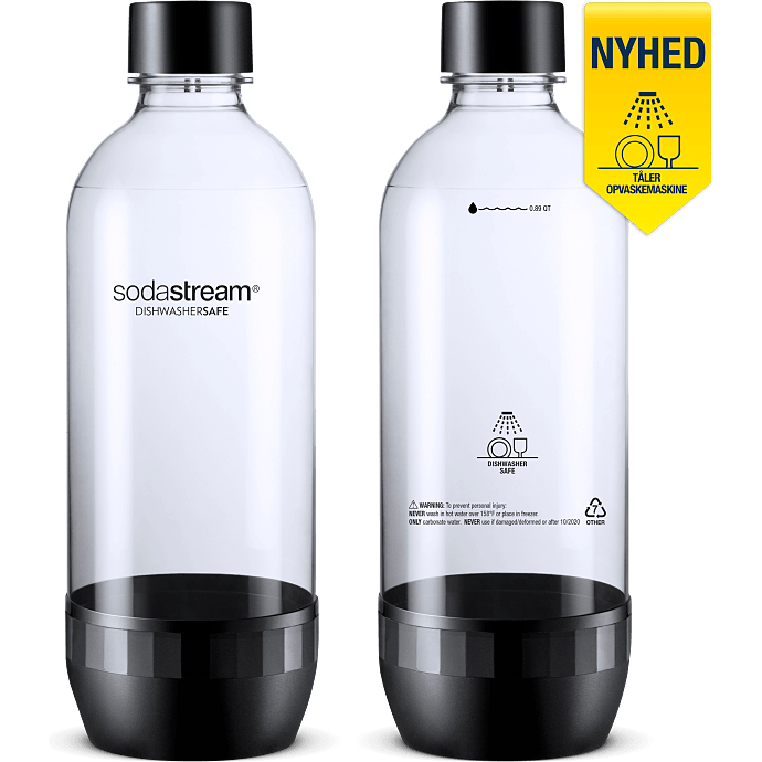 SodaStream 1 liter DWS flasker - 2-pak