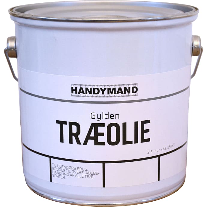 Handymand gylden træolie 2,5 liter