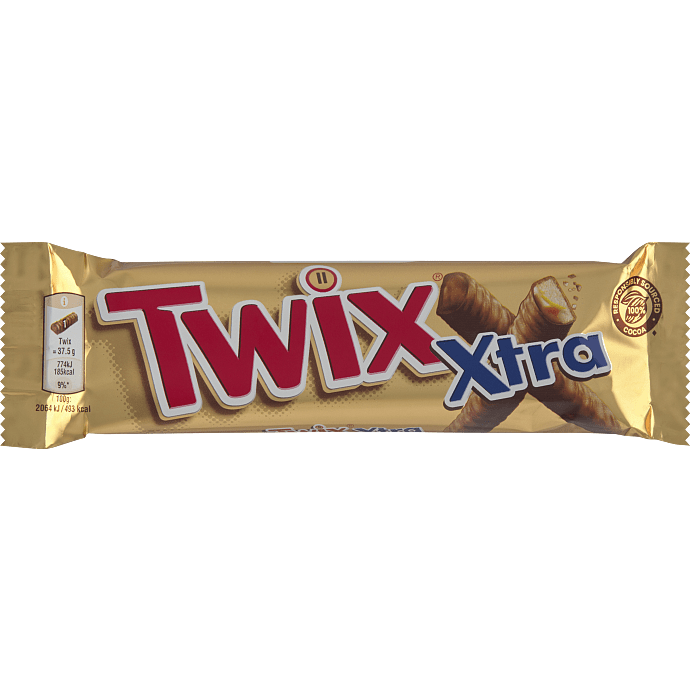 Chokoladebar m. kiks og karamel
