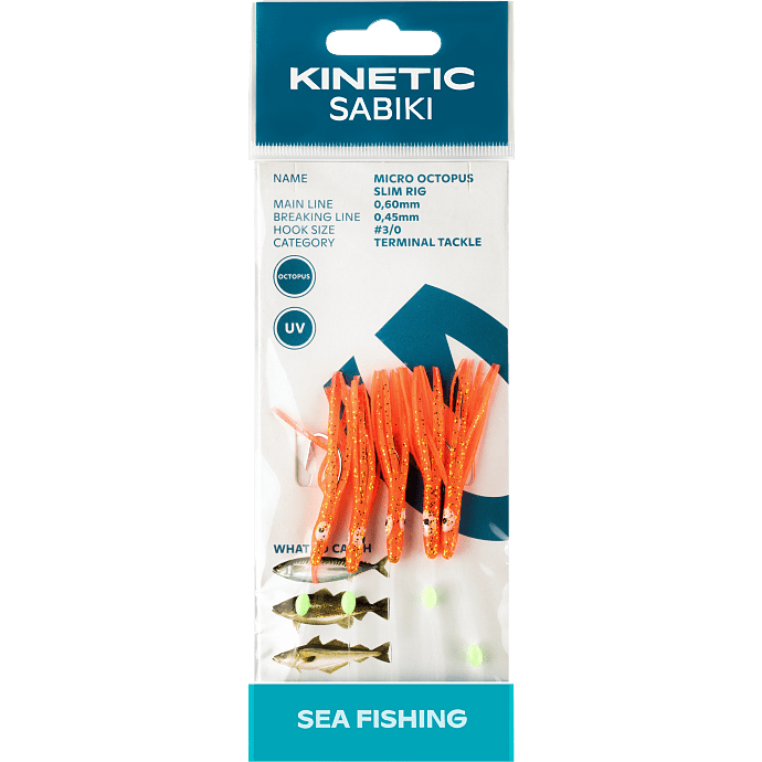 Kinetic Sabiki Micro Octopus Slim forfang