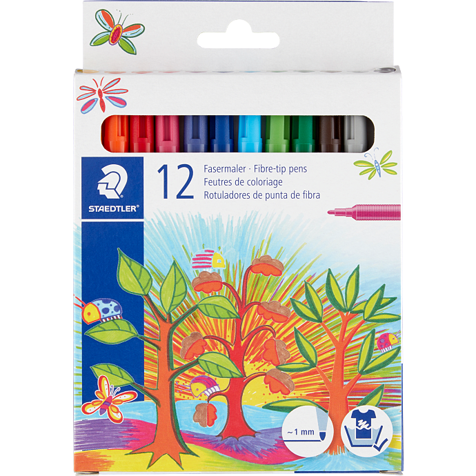 Staedtler børnetusser, 12 stk. ass