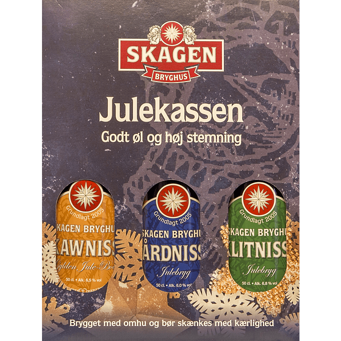 Gaveæske m. blandede juleøl