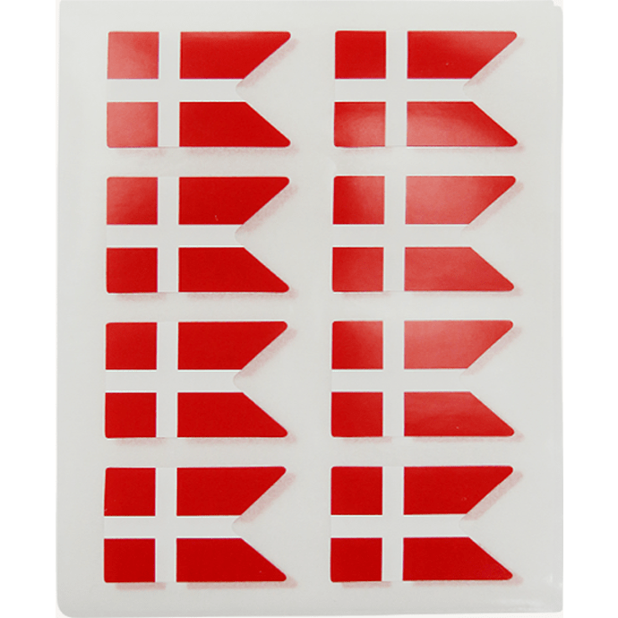 Klistermærker - Dannebrog