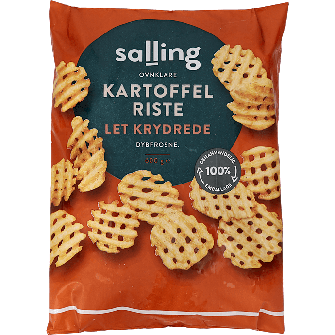 Kartoffelriste krydret