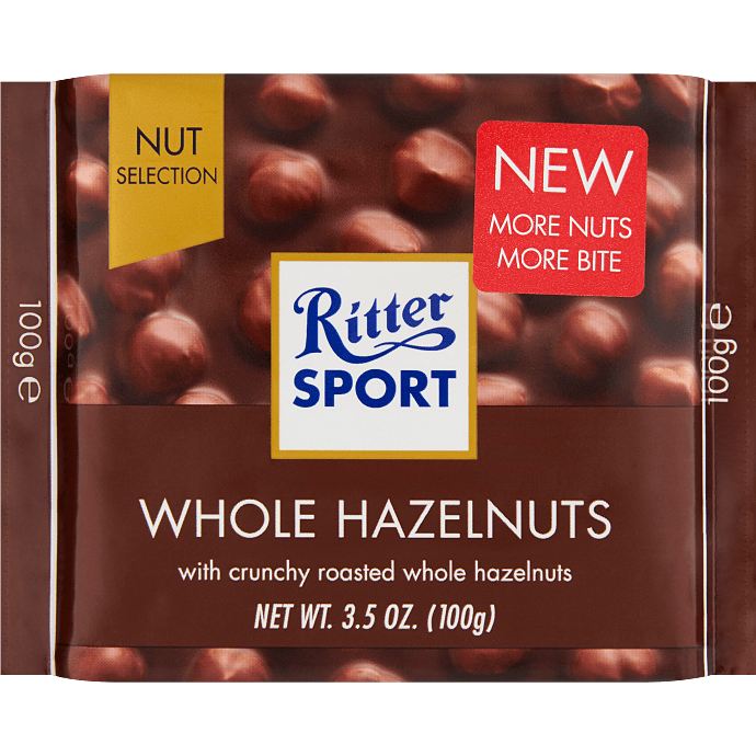 Mælkechokolade m. hasselnødder