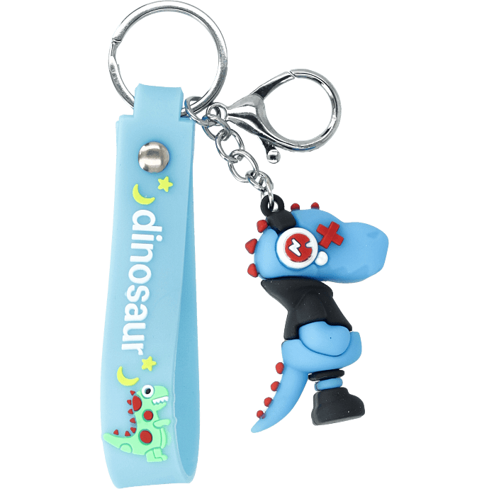 Danpen Boost-my-bag- blå robotdinosaur