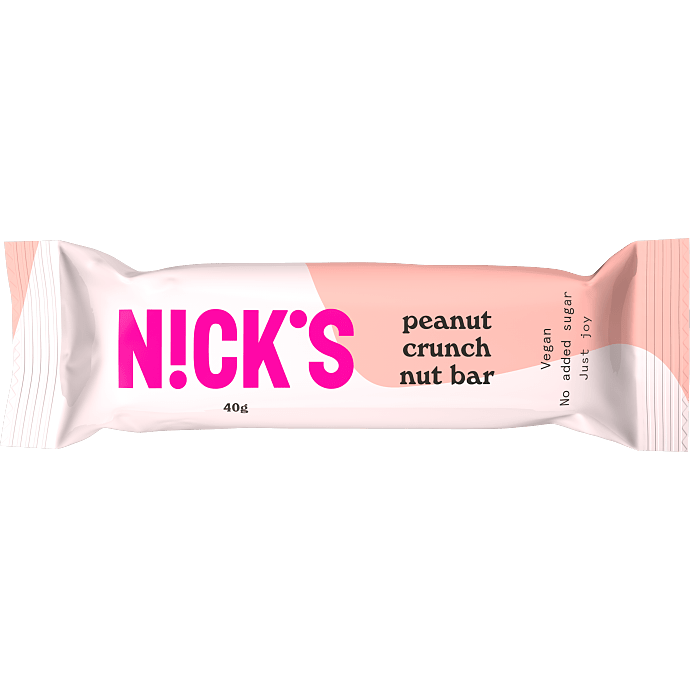 Nøddebar m. peanuts og chokolade