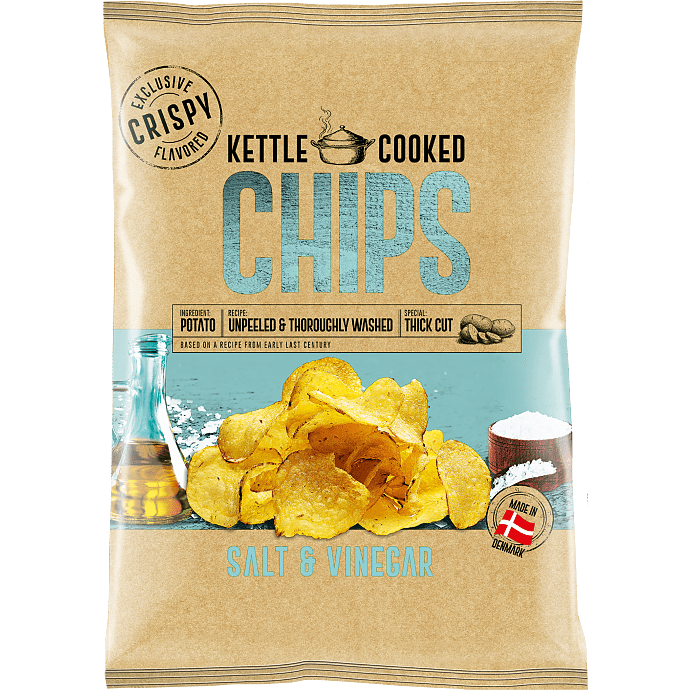 Chips m. salt og eddike