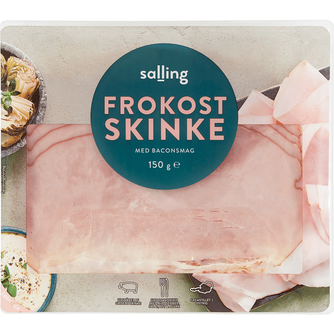 Skinkepålæg m. bacon