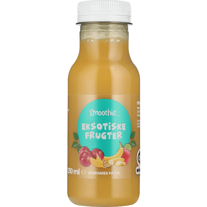 Smoothie m. eksotiske frugter