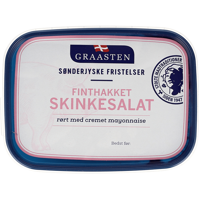 Finthakket skinkesalat