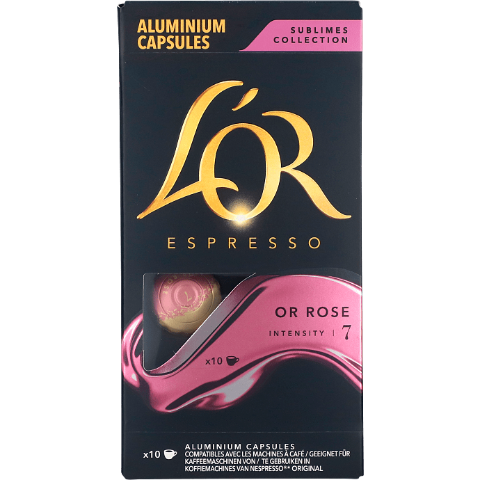 Or Rose kaffekapsler