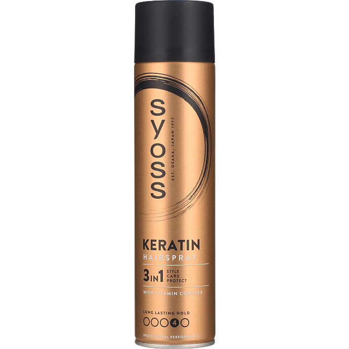 Hårspray m. keratin